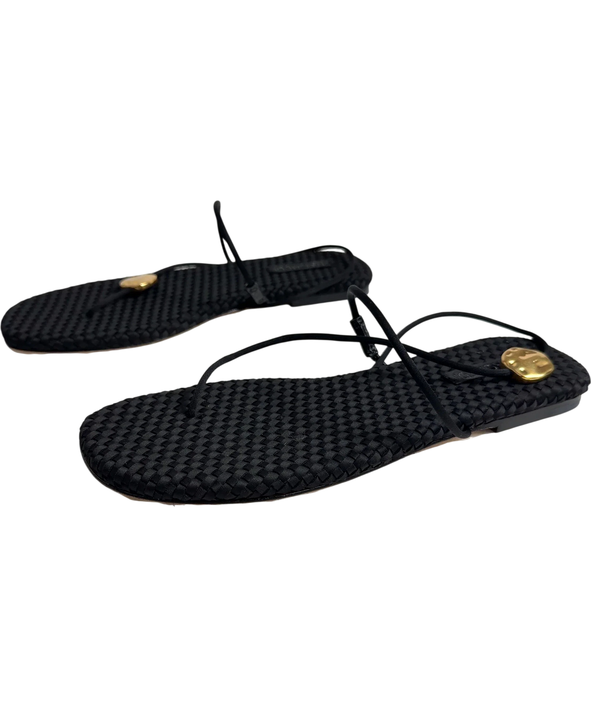NAGHEDI Black Gaia Sandal, size UK 6 EU 39 👠 — label