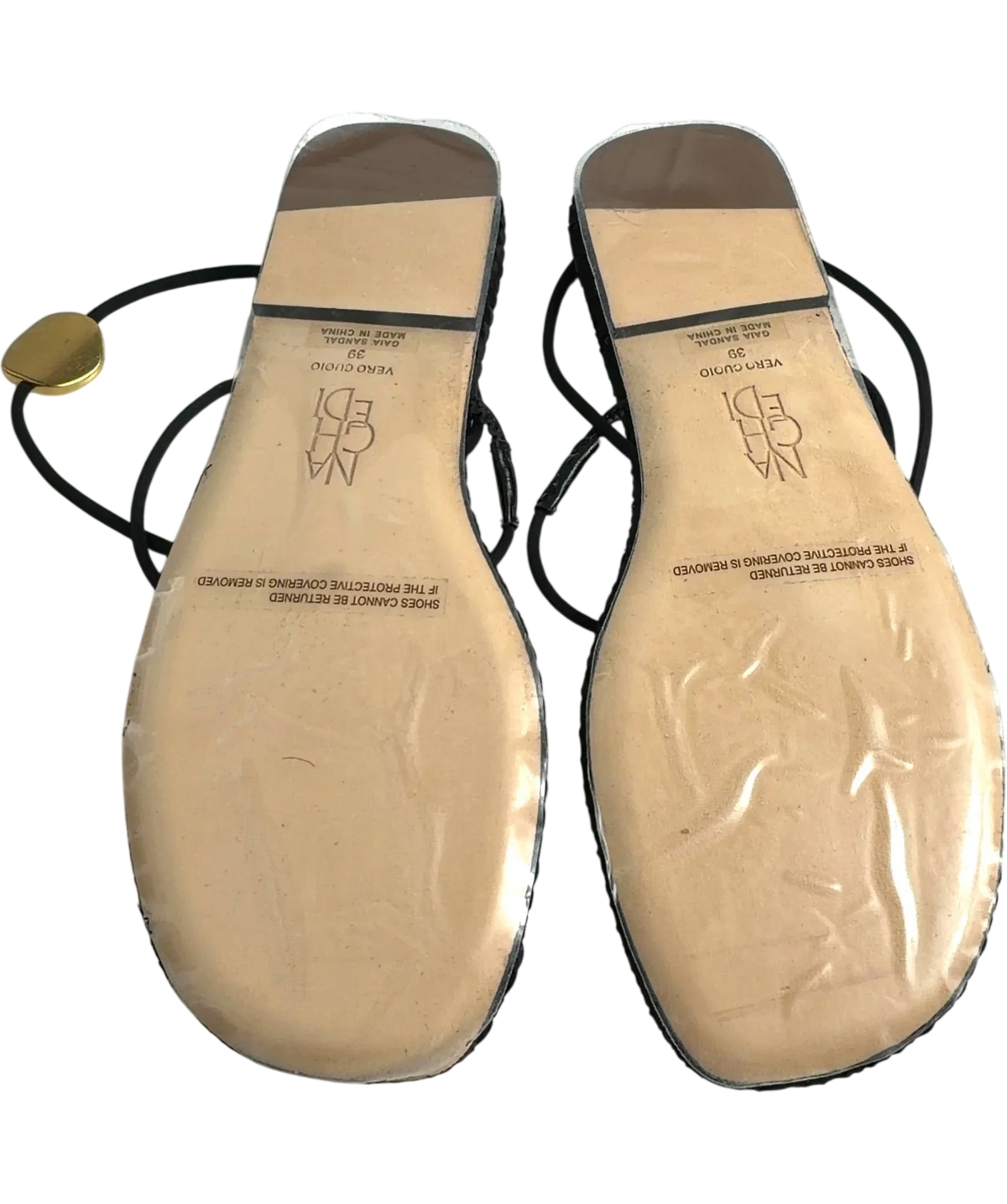 NAGHEDI Black Gaia Sandal, size UK 6 EU 39 👠 — view 8