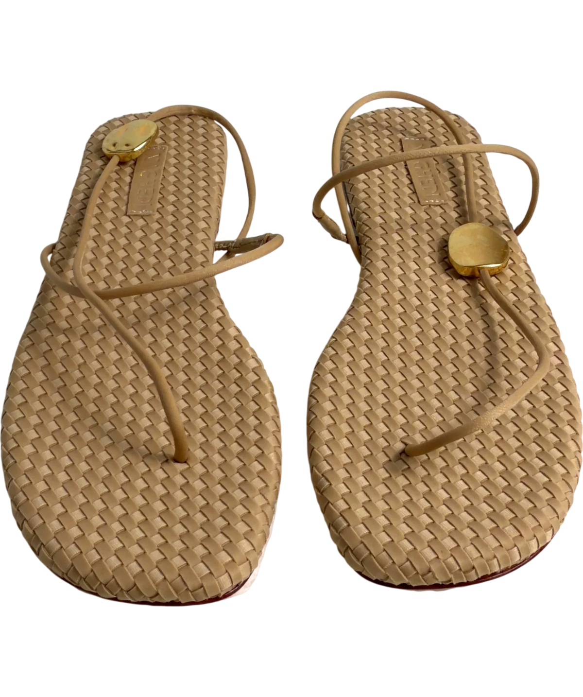 NAGHEDI camel GAIA SANDAL, size UK 6 EU 39 👠 — detail