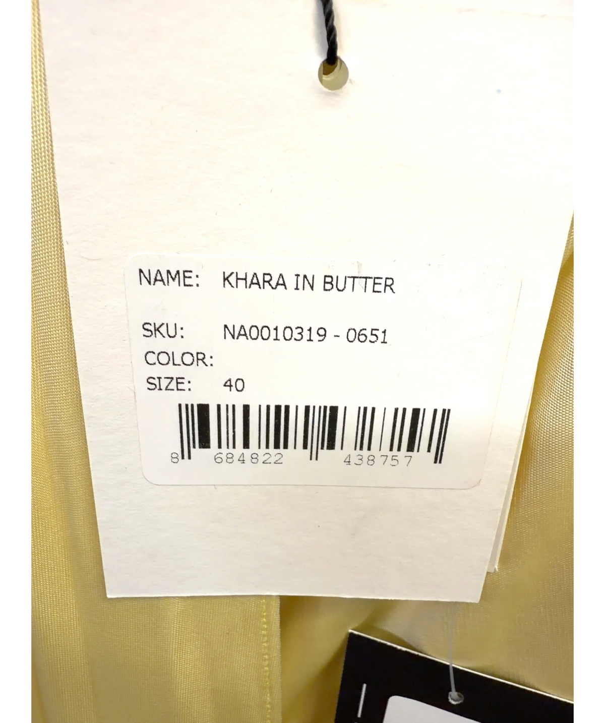 The New Arrivals Ilkyaz Ozel Yellow Khara mini dress, size UK 12 — label