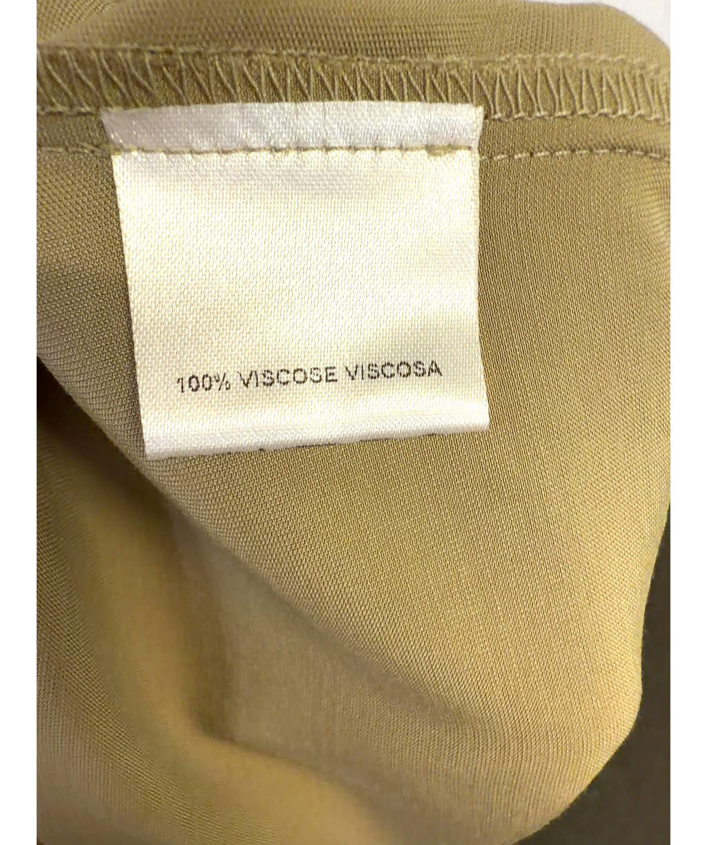 HOUSE OF DAGMAR Beige asymmetric midi dress — care label