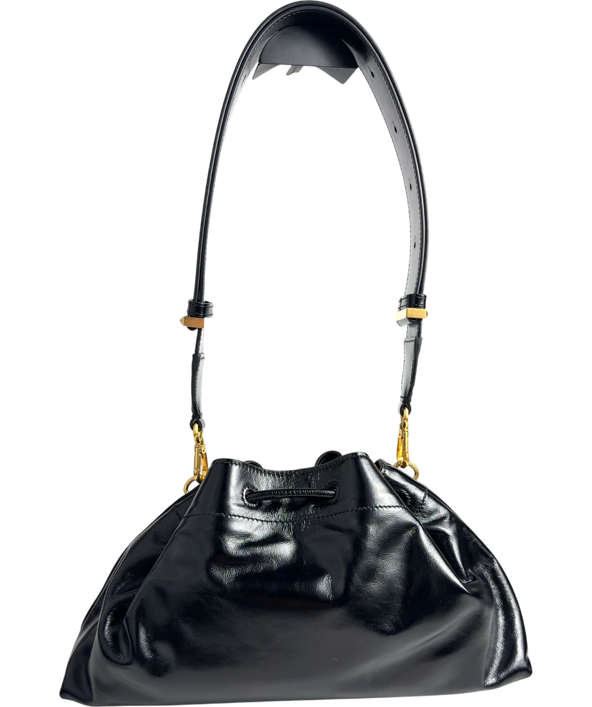 Jimmy Choo Black Cinch Small — back