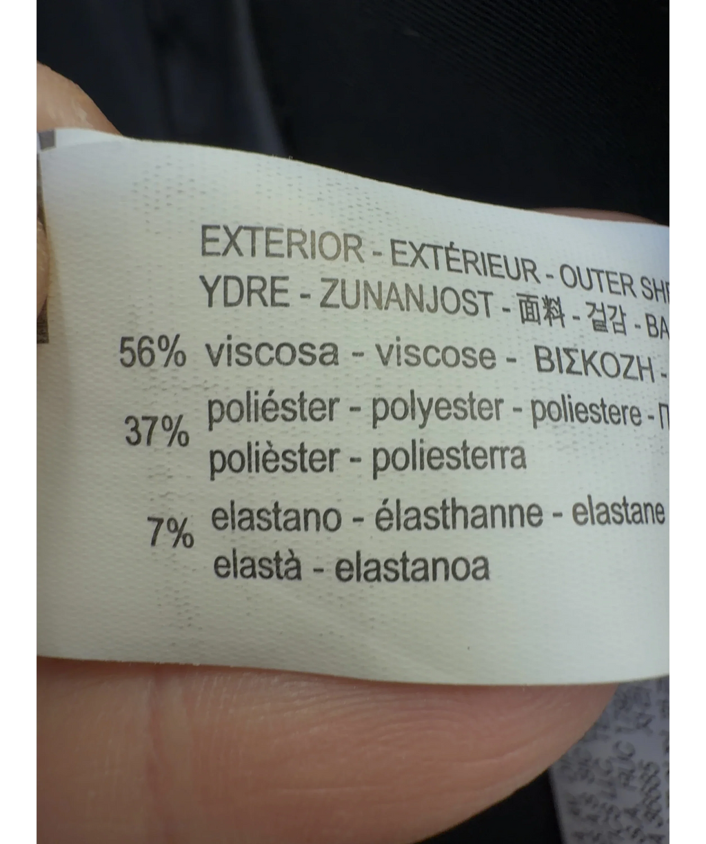 ZARA Black Colour, size UK 40" CHEST — label