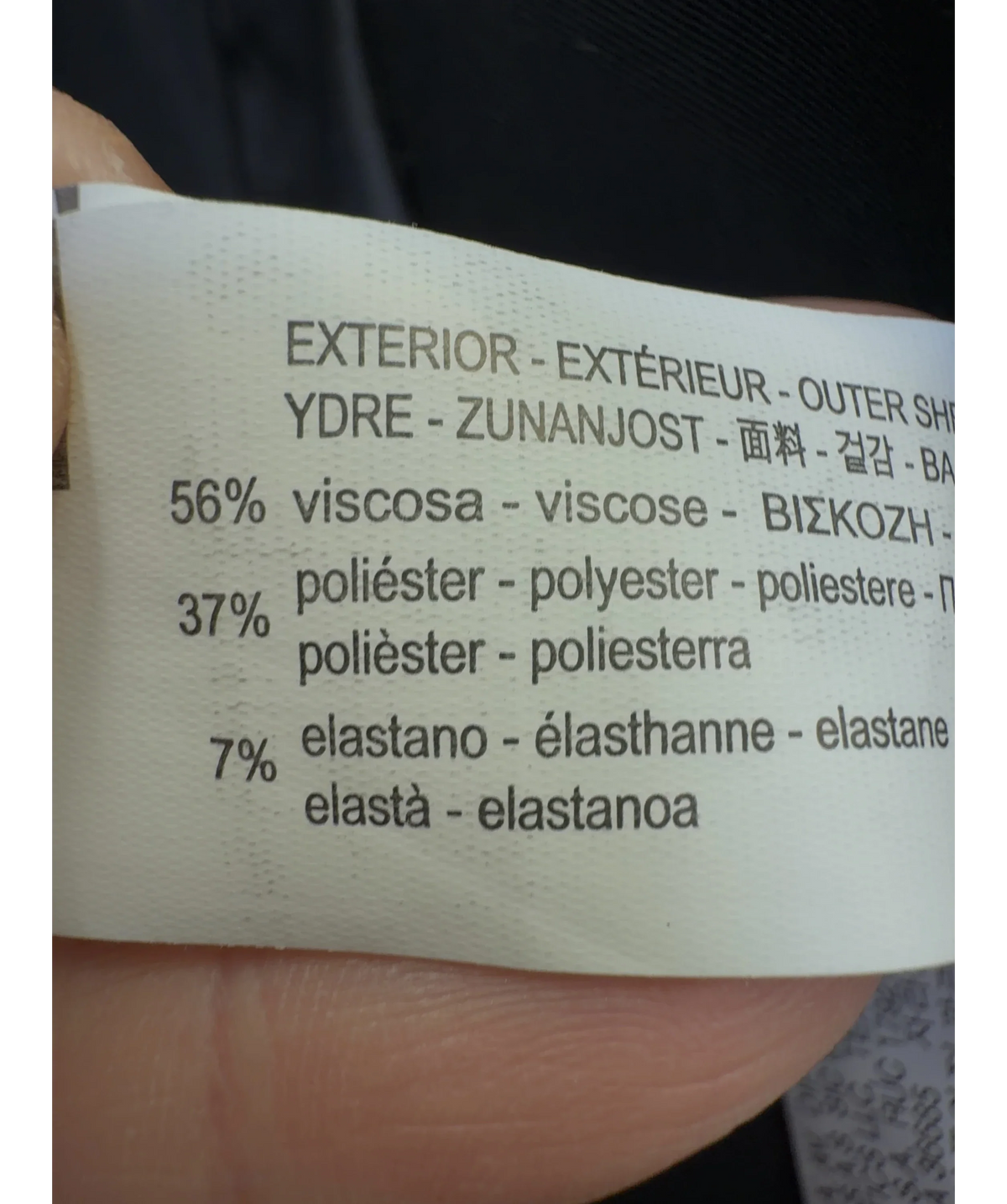 ZARA Black Colour, size UK 40" CHEST — label