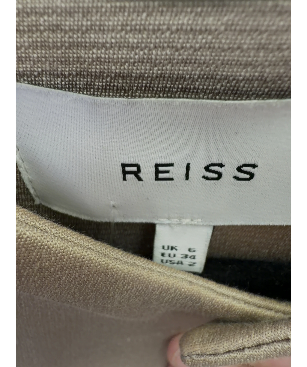 REISS Beige Melissa, size UK 6 — care label