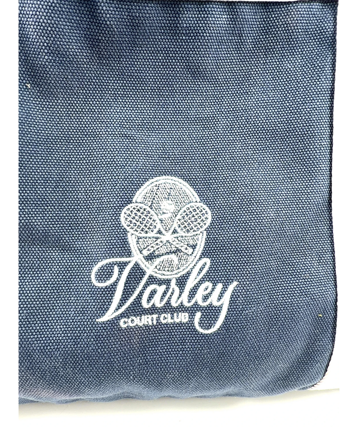Varley Blue Fairhaven Large Club Tote Bag — label