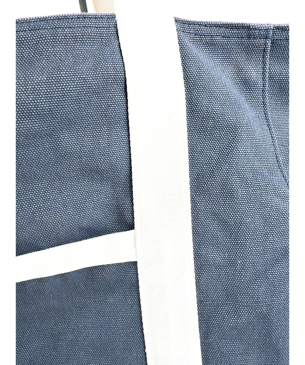 Varley Blue Fairhaven Large Club Tote Bag — care label