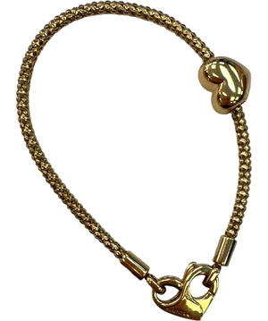Pandora Heart Clasp Studded Chain Bracelet