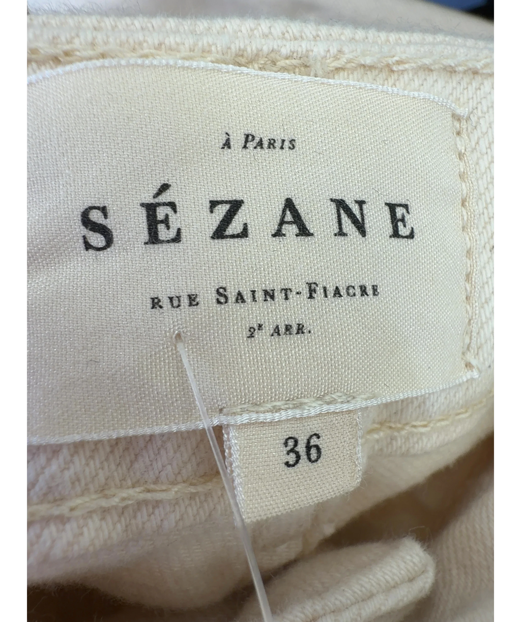 Sézane Cream Colour, size UK 8 — detail