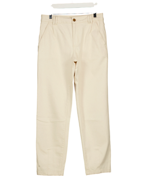 Sézane Cream Pleated Trousers UK 8
