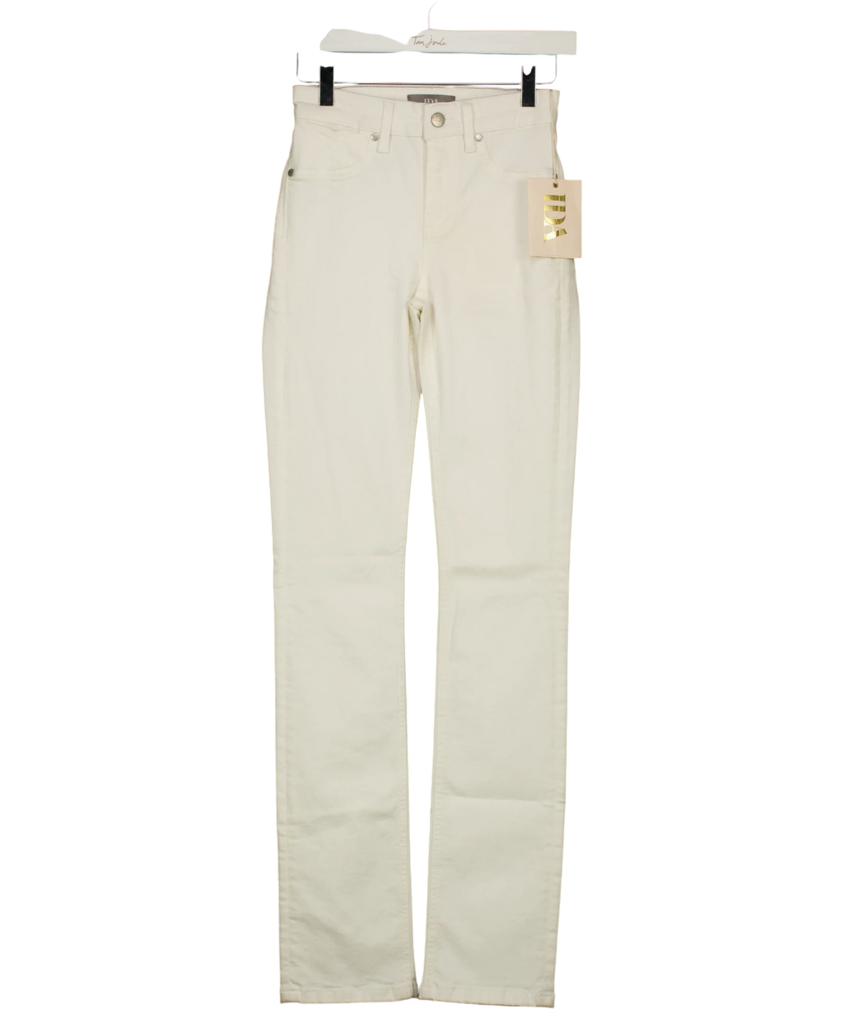IDA White Jeanie the High Top Cigarette, size W24 — front