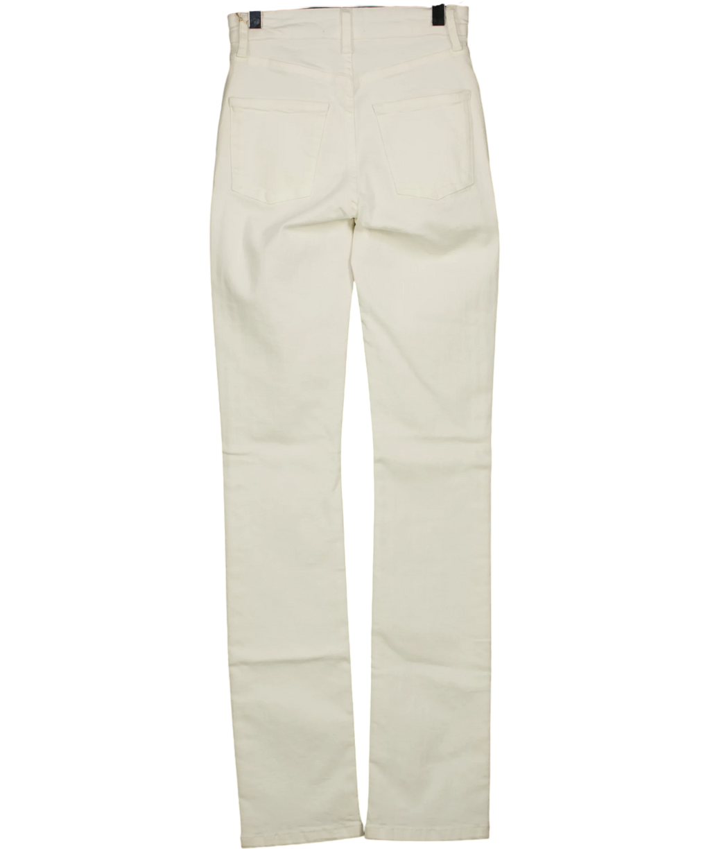 IDA White Jeanie the High Top Cigarette, size W24 — back