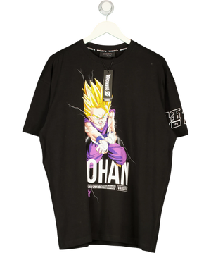 Vanquish DBZ CS Gohan Black Oversized T-Shirt UK M