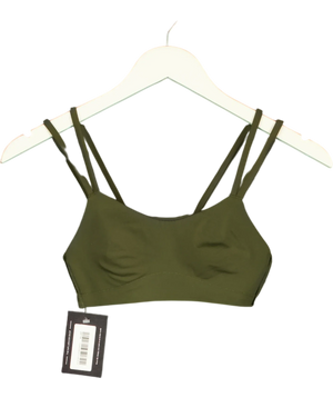 Lululemon Green Multi-Strap Mesh Sports Bra UK XS