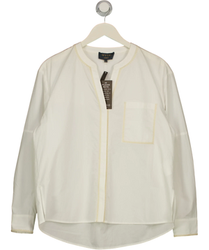 Wyse London Fiona Blouse White And Cream Uk S