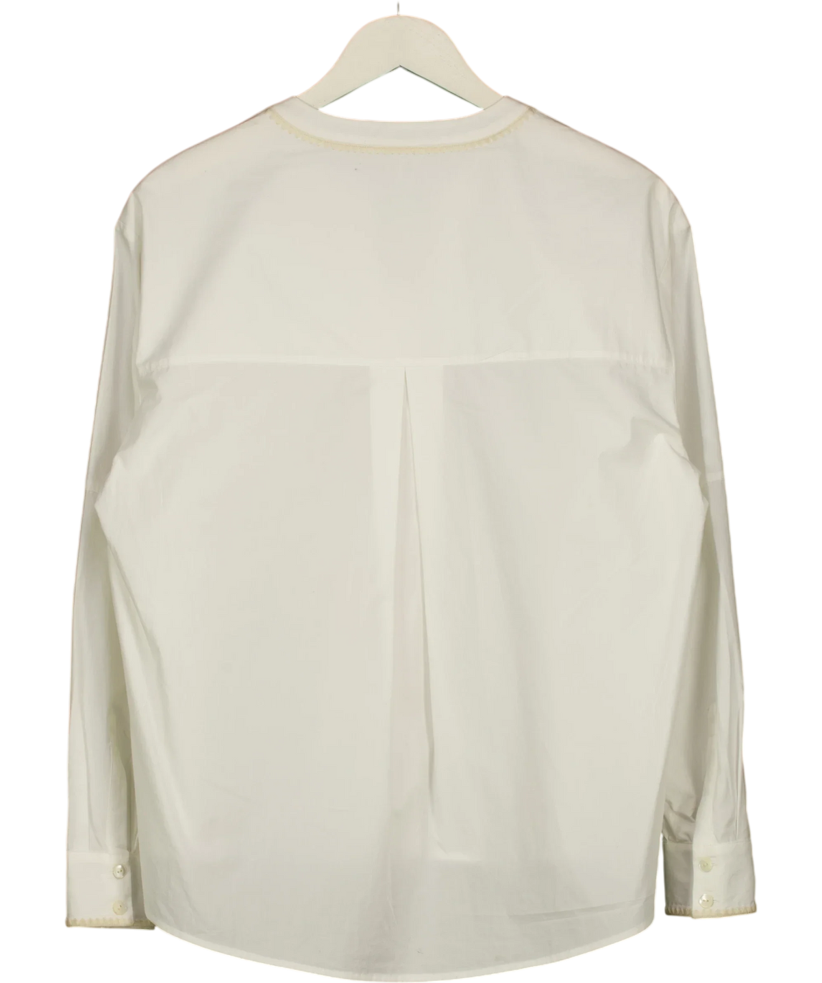 WYSE LONDON White Fiona Blouse, size UK S — back