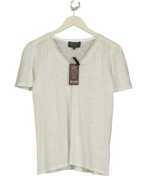 Wyse London Lily Lace Trim Tee White Uk S