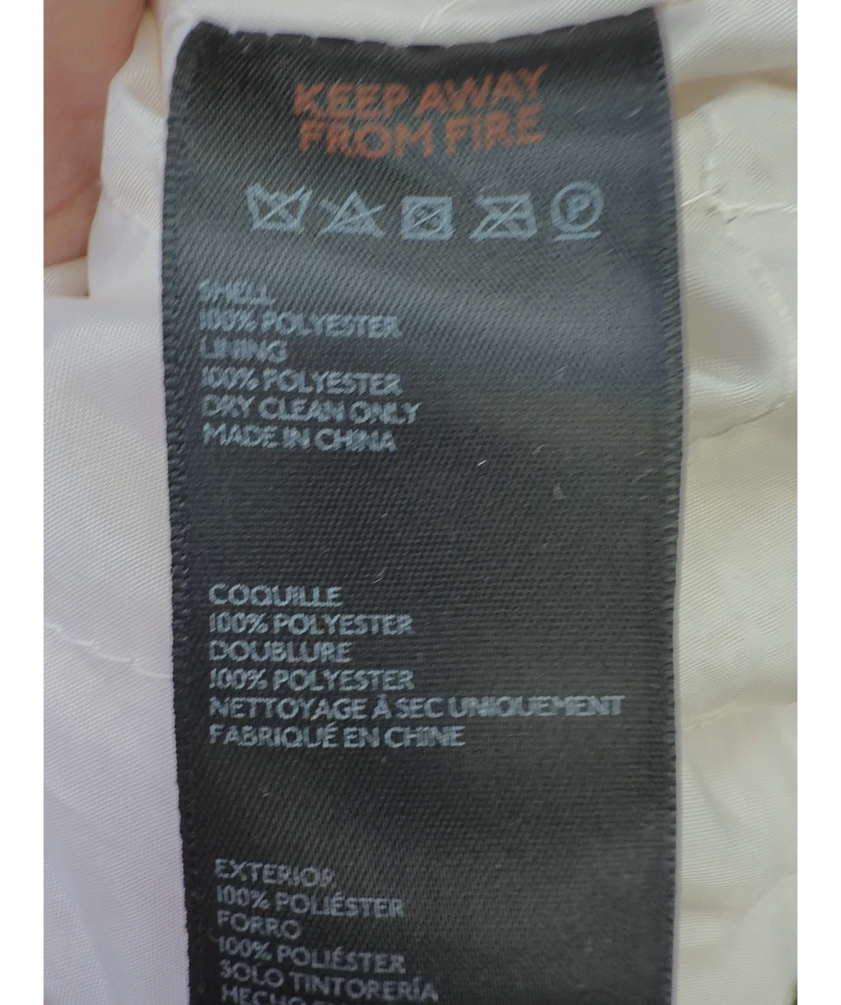 Silence + Noise cream Colour, size UK S — label