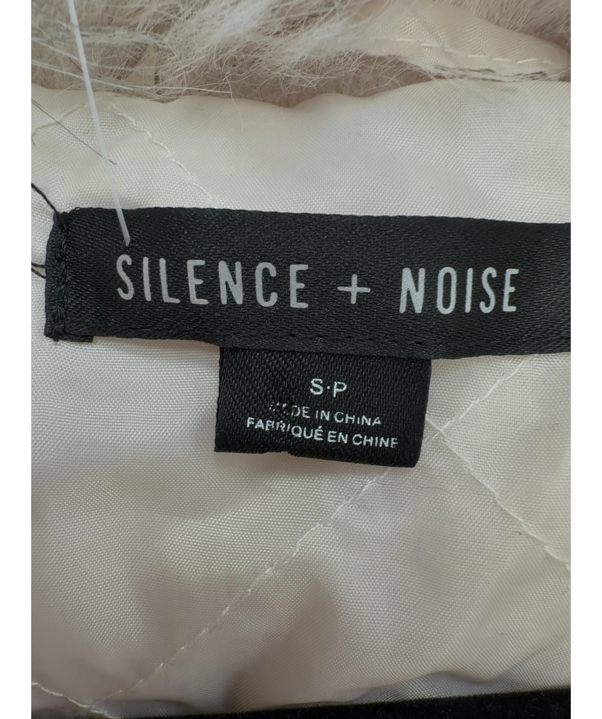 Silence + Noise cream Colour, size UK S — care label