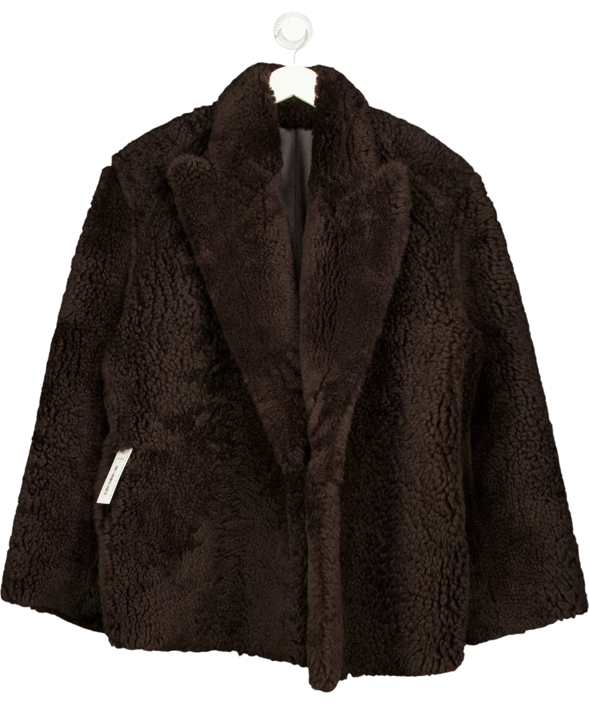 MENTLOVA Brown Colour, size UK 8 — fabric detail