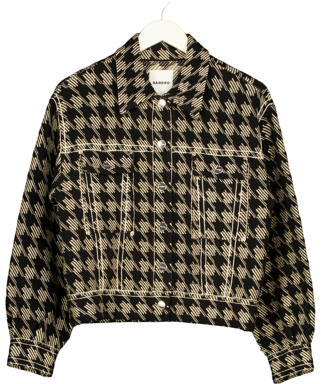 Sandro Black Colour, size UK S — front