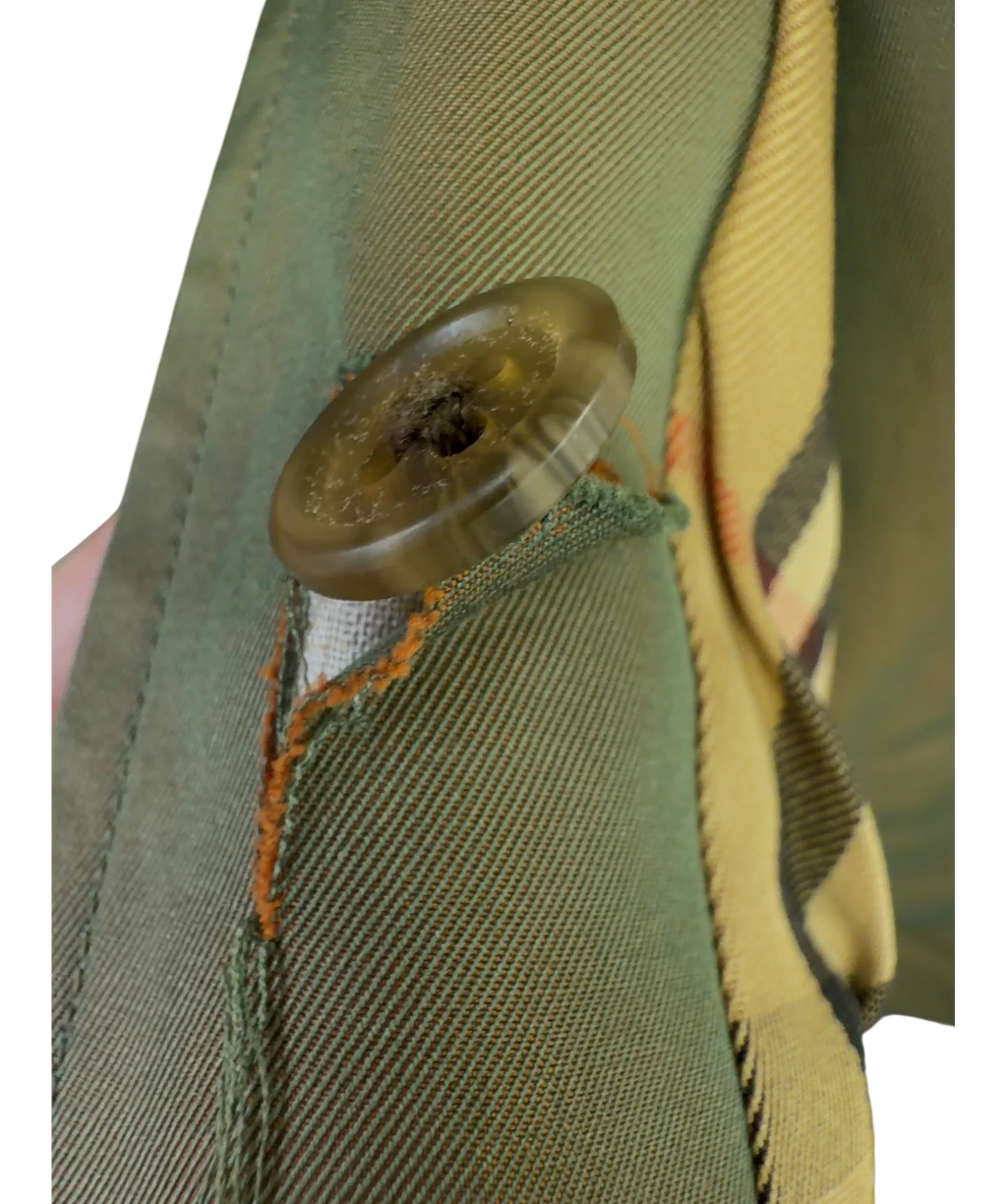Burberry Green Colour, size UK S — fabric detail