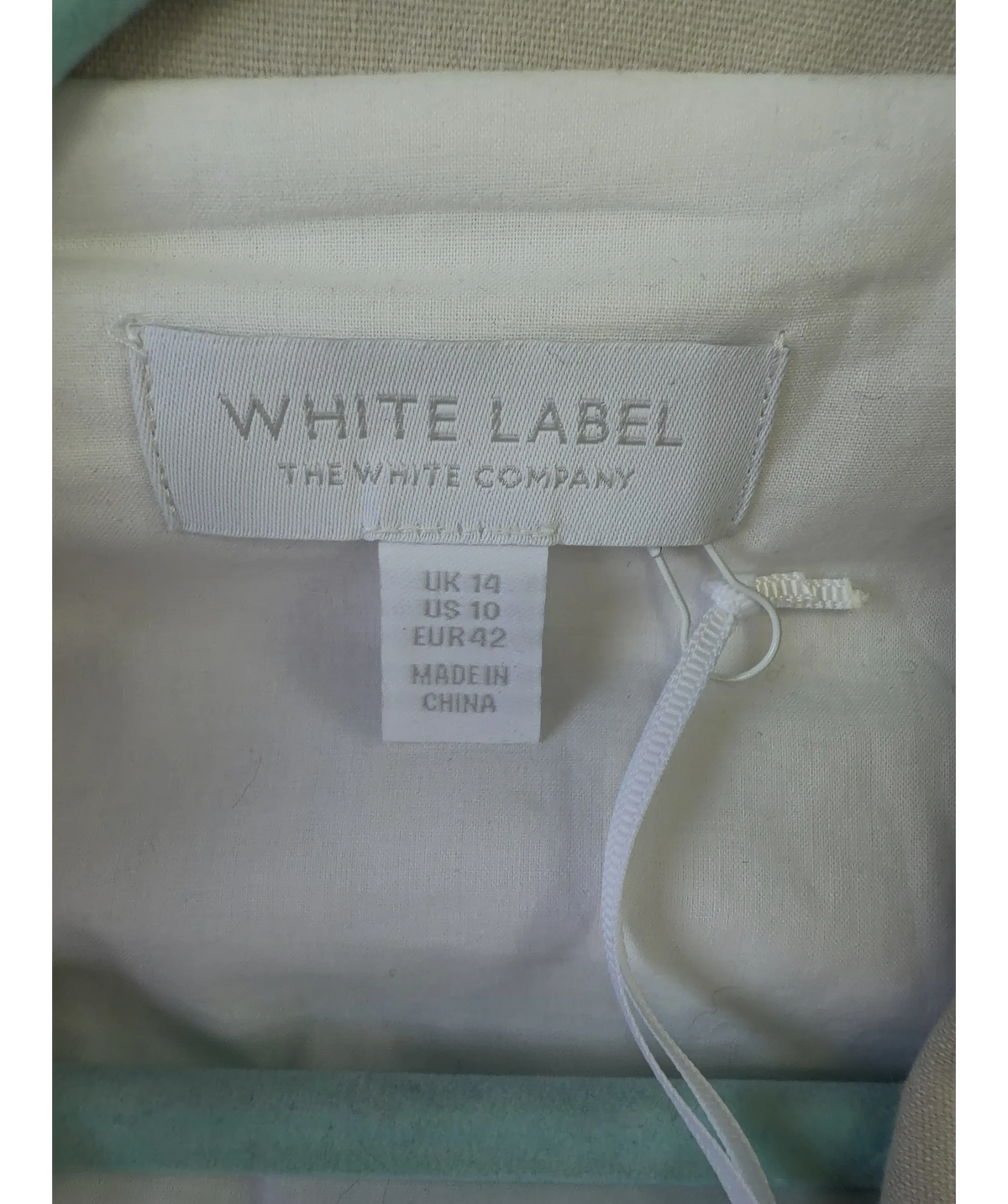The White Company Beige Colour, size UK 14 — care label
