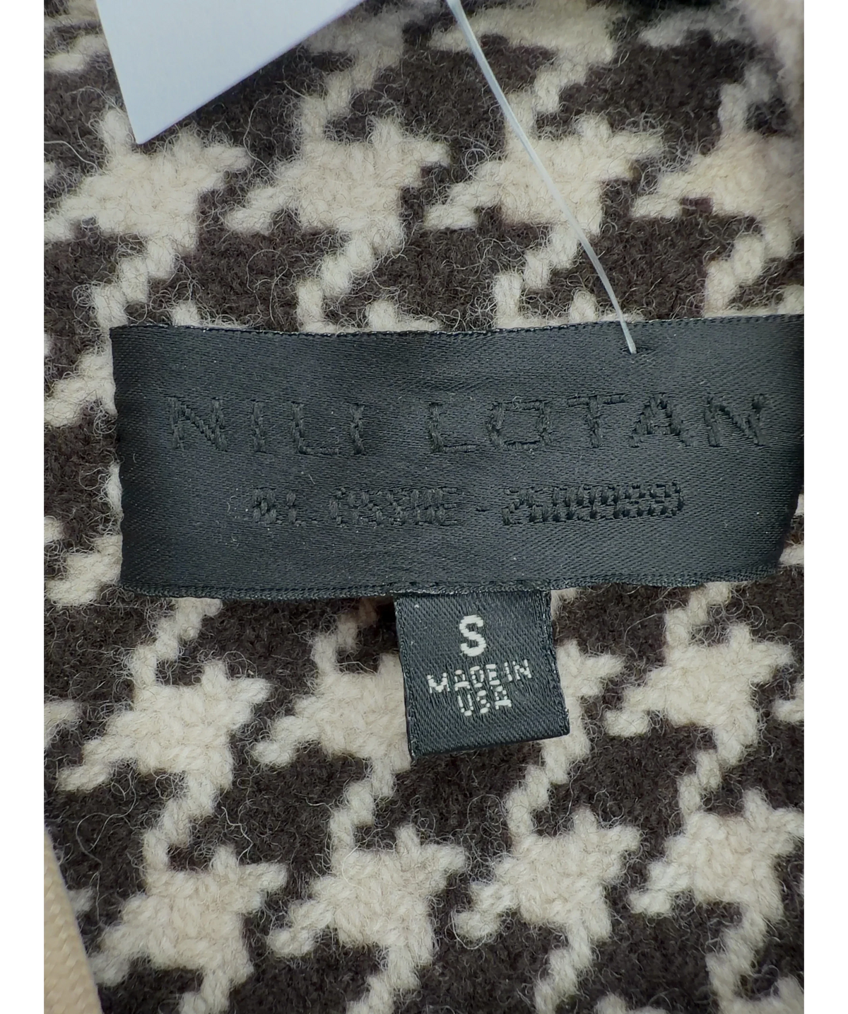 Nili Lotan Brown Colour, size UK S — care label