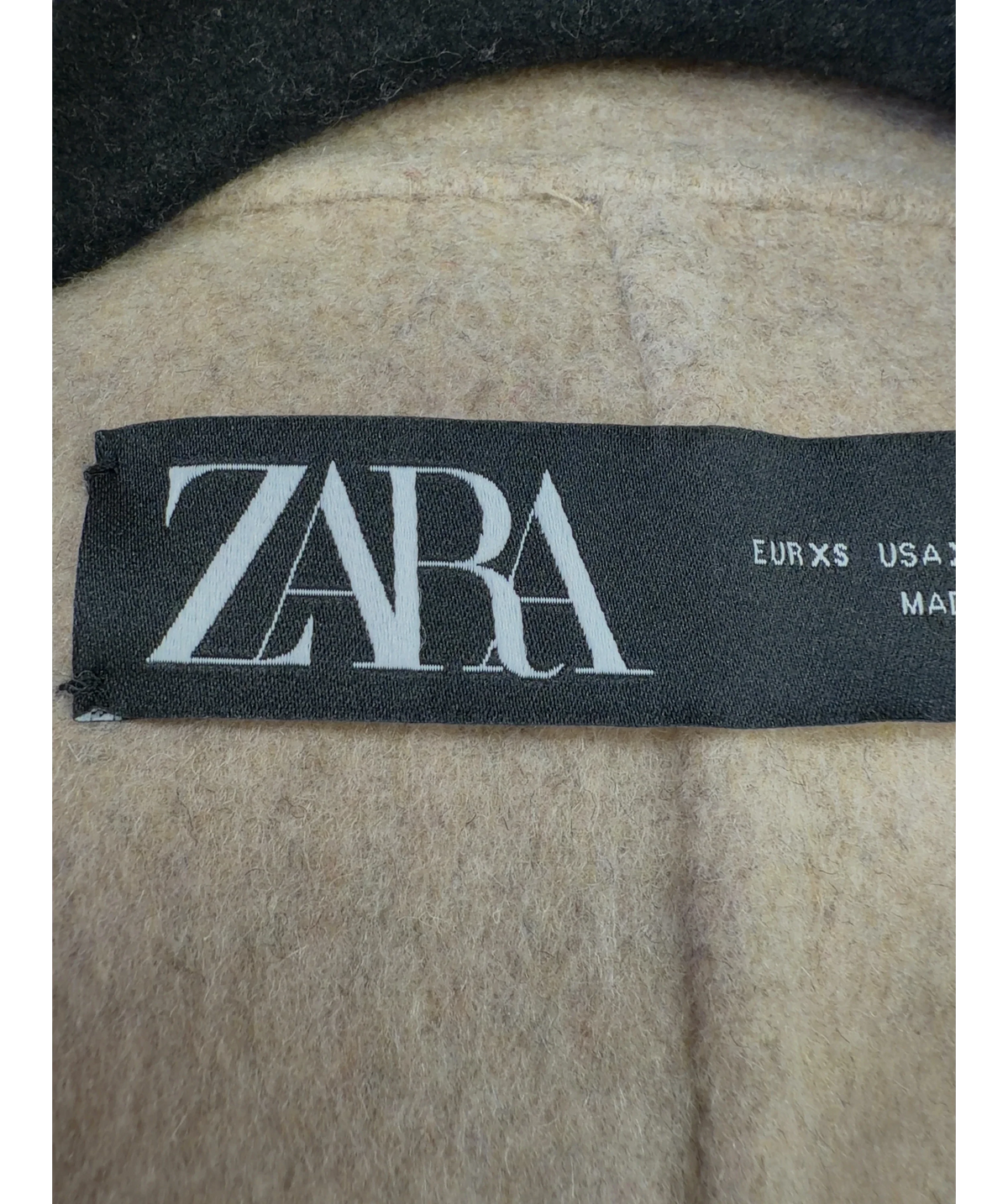 ZARA Beige Colour, size UK XS — detail