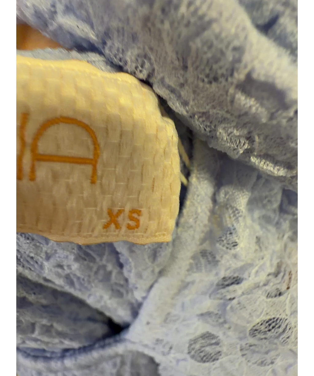 Naia light blue Colour, size UK XS — care label