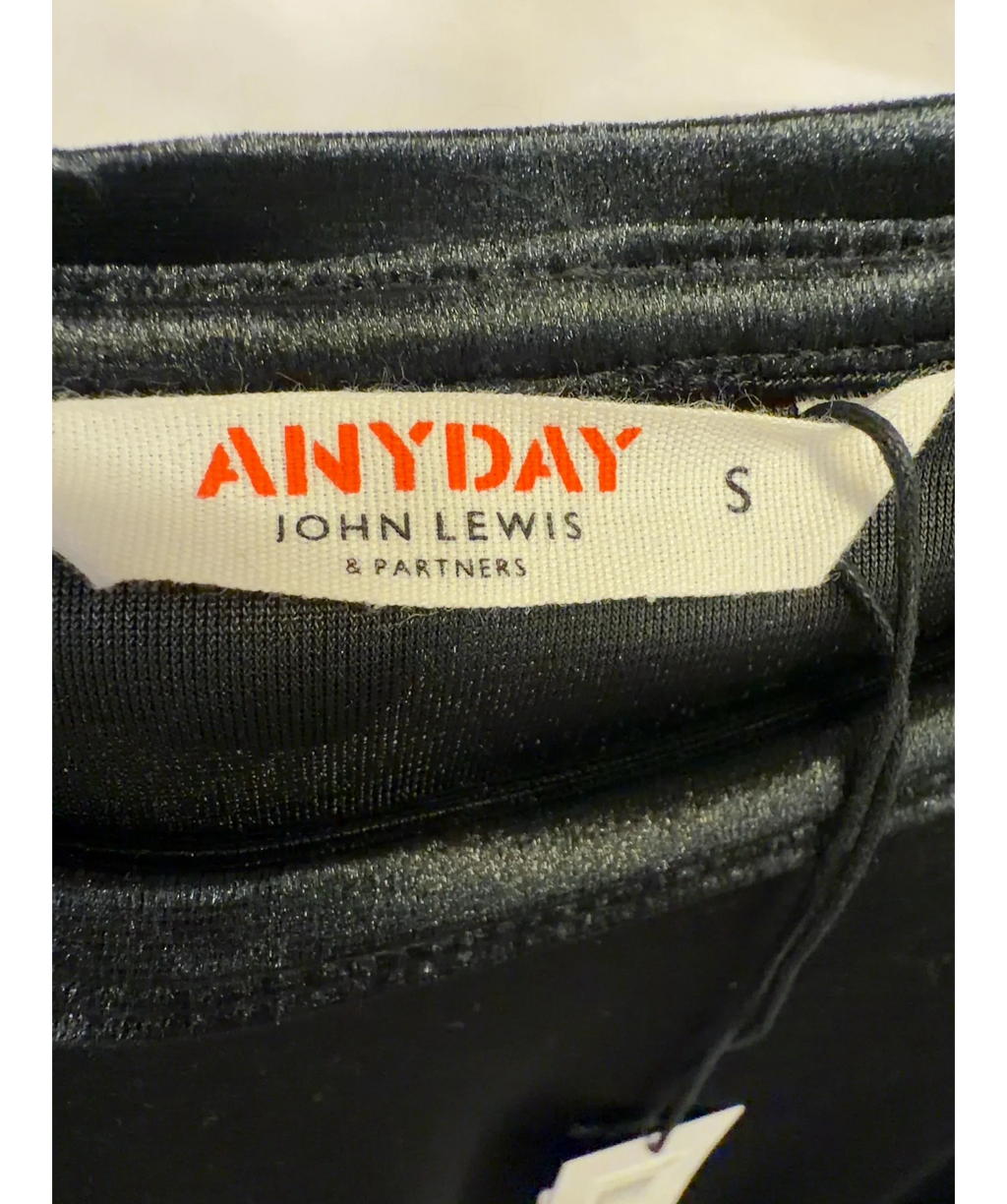 ANYDAY John Lewis & Partners Black Colour, size UK S — care label