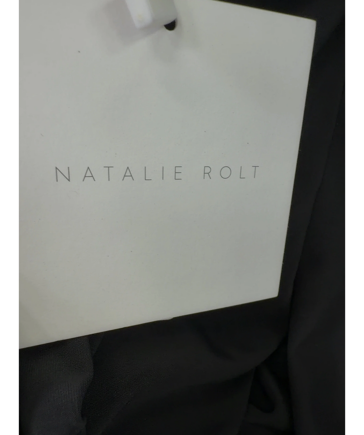 Natalie Rolt Black Elissa, size UK 4 — detail