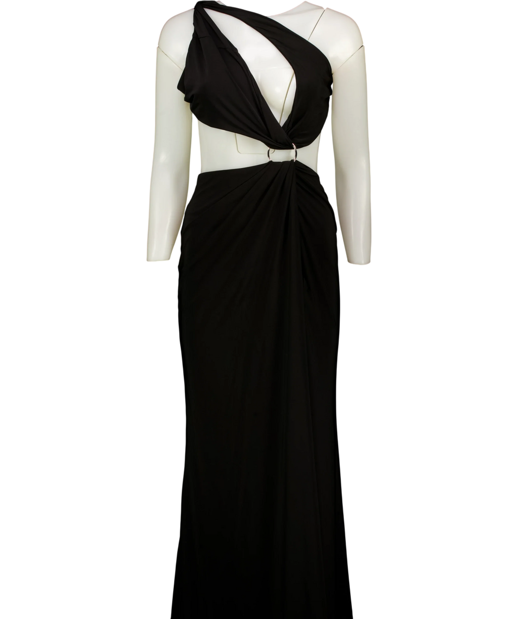 Natalie Rolt Black Elissa, size UK 4 — front