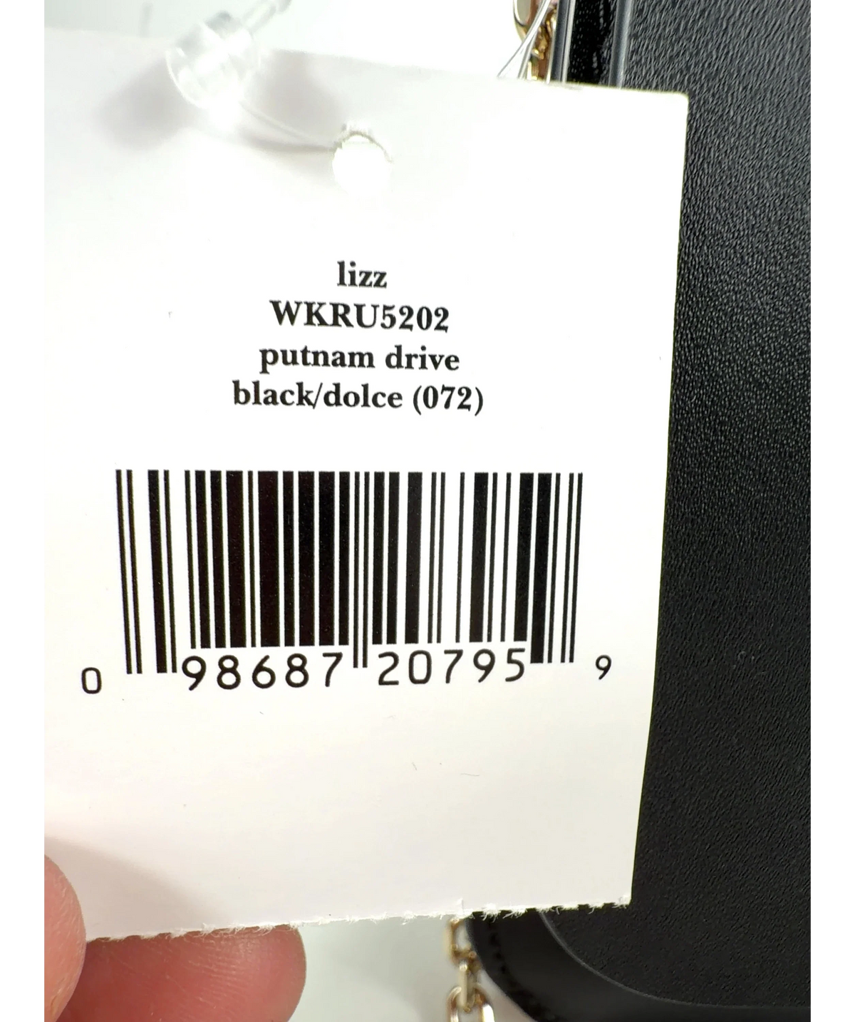 KATE SPADE New York Black Colour — care label