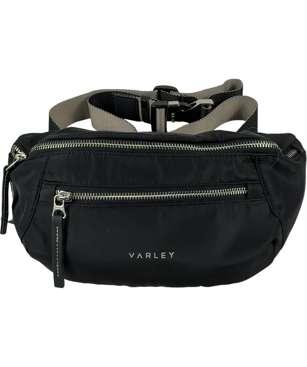 Varley Black Lasson Belt Bag — front