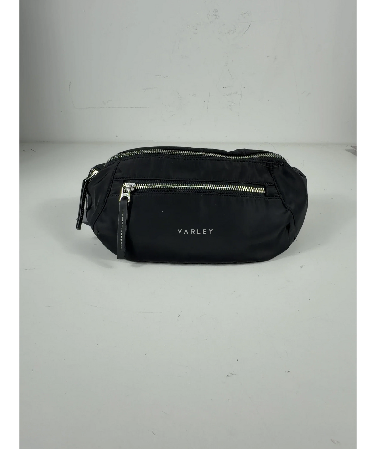 Varley Black Lasson Belt Bag — care label