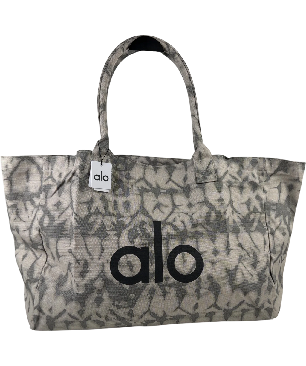 alo yoga Grey Iconic Shopper Tote Bag — front