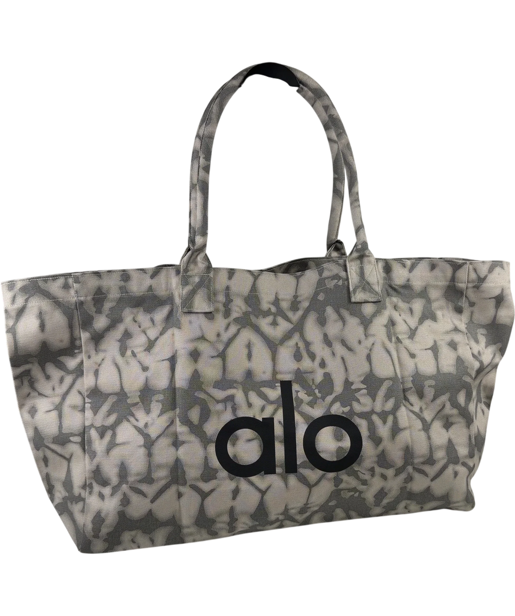 alo yoga Grey Iconic Shopper Tote Bag — back