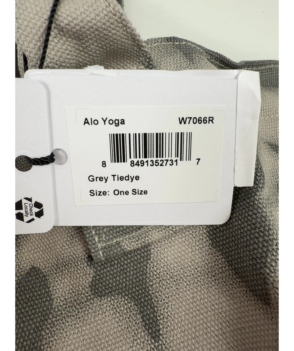 alo yoga Grey Iconic Shopper Tote Bag — care label