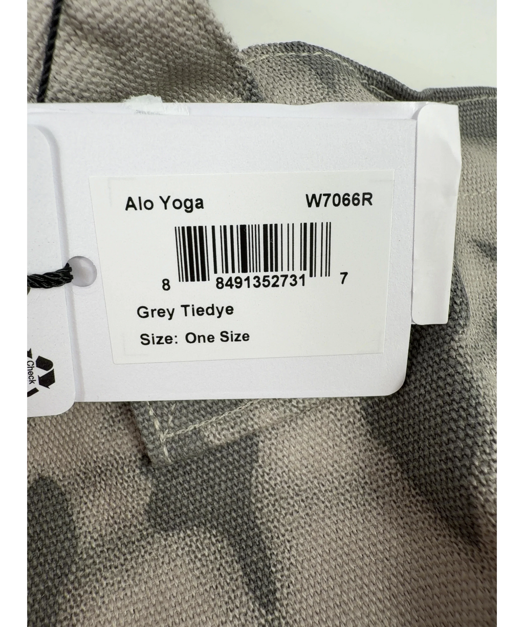 alo yoga Grey Iconic Shopper Tote Bag — fabric detail