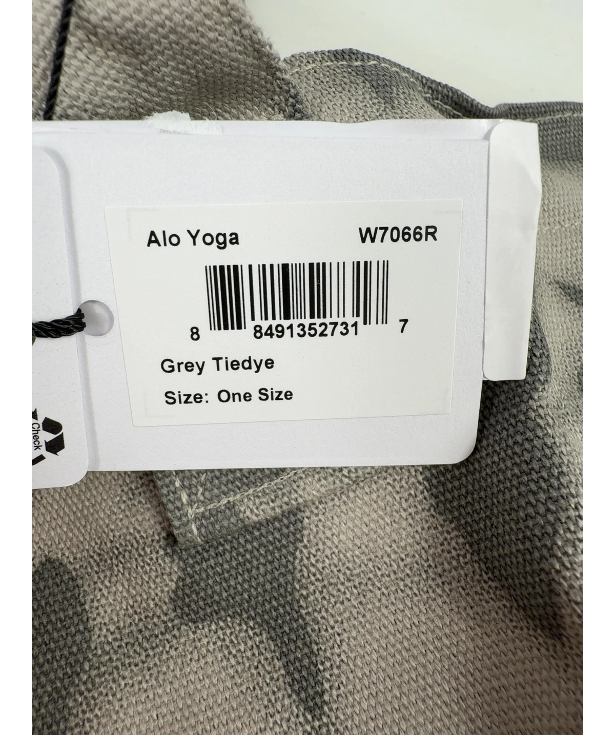 alo yoga Grey Iconic Shopper Tote Bag — fabric detail