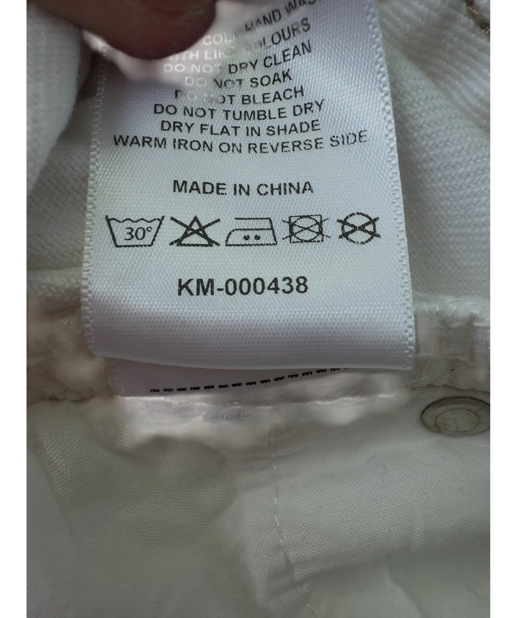 WHITE FOX White Colour, size UK M — fabric detail