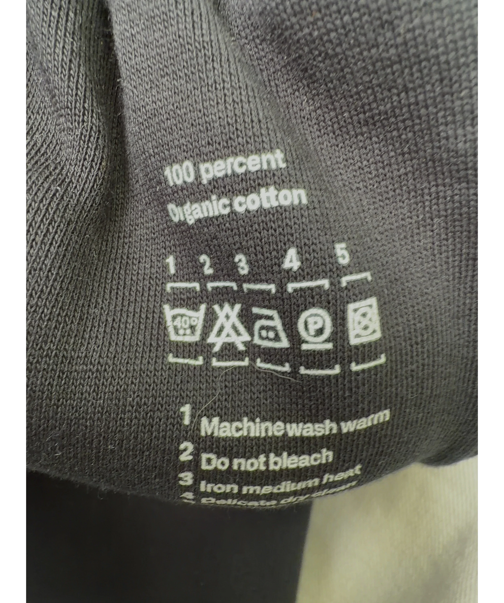 MAISONMISAGA® Black black wide-leg sweatpant, size UK S — label