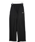 MAISONMISAGA® Black black wide-leg sweatpant, size UK S — front