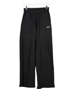 Maisonmisaga Black Wide-Leg Sweatpant UK S