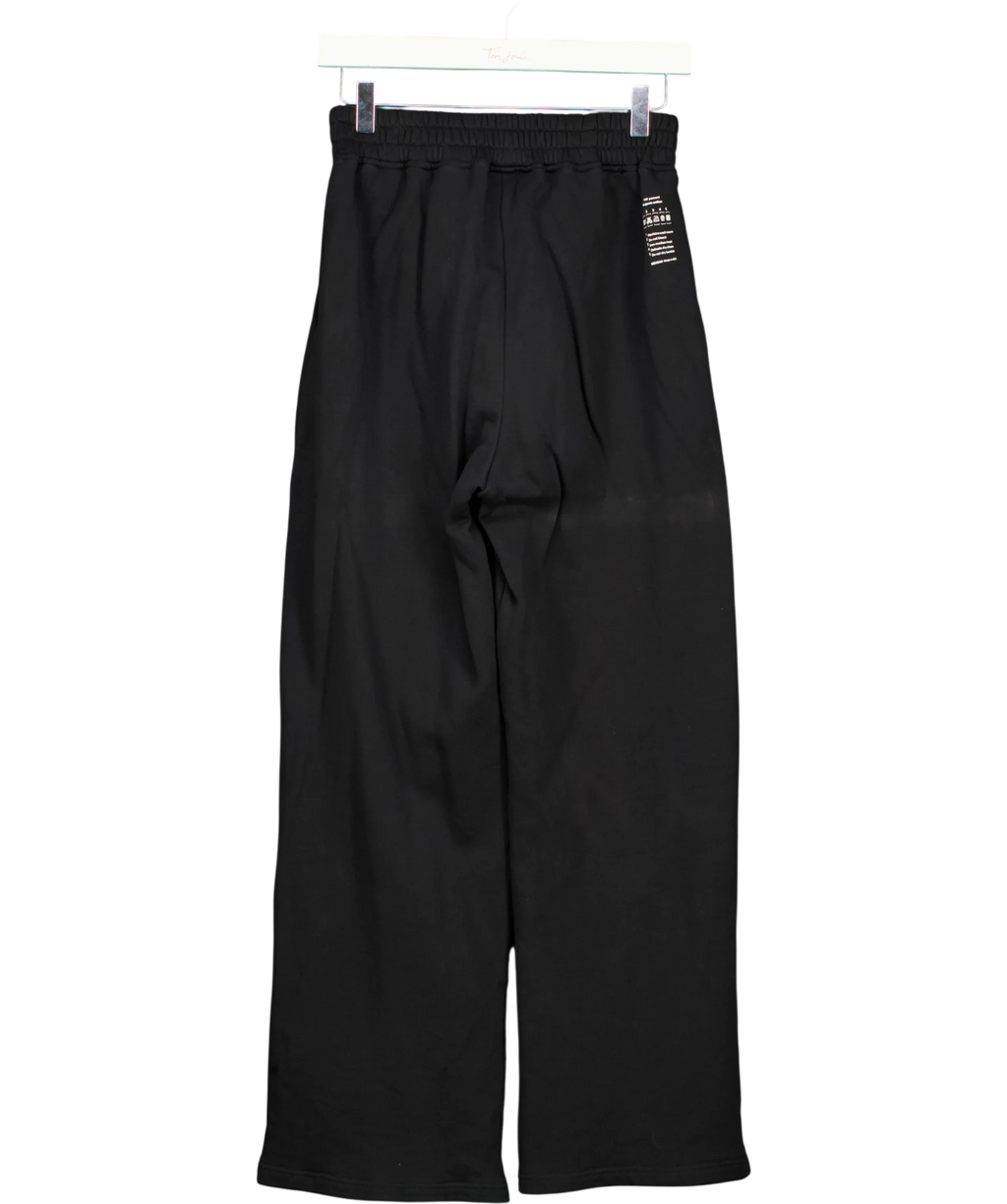 MAISONMISAGA® Black black wide-leg sweatpant, size UK S — back