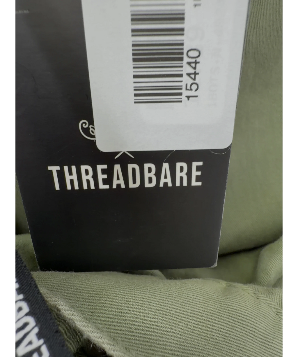 Threadbare khaki Mandy Cargo Trouser, size UK 12 — detail