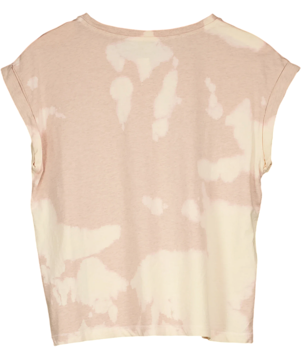 ALLSAINTS Pink Sasha Tydy Tee, size UK 10 — back