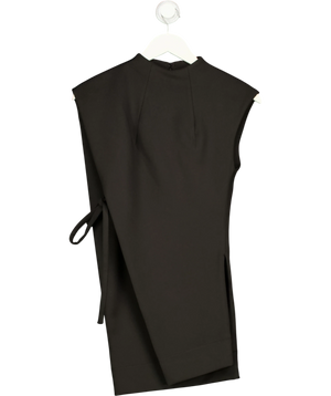 Chats By C.Dam Black Side Tie Keyhole Top UK S