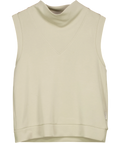 Varley Beige Ellen Cowl Neck Tank, size UK S — front